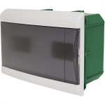 Centrinho Schneider Pvc Embutir Fume Para 16 Disjuntores Din Sem Barramento