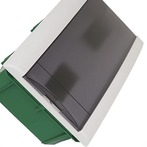 Centrinho Schneider Pvc Embutir Fume Para 16 Disjuntores Din Sem Barramento