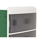 Centrinho Schneider Pvc Embutir Fume Para 24 Disjuntores Din Sem Barramento