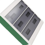 Centrinho Schneider Pvc Embutir Fume Para 36 Disjuntores Din Sem Barramento