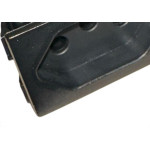 Tomada De Painel Garra Plastica Com Borne Steck 10A. Preta - S8620