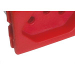 Tomada De Painel Garra Plastica Com Borne Steck 10A. Vermelha - S8622