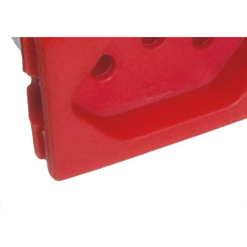Tomada De Painel Garra Plastica Com Borne Steck 10A. Vermelha - S8622