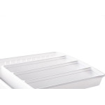 Organizador De Talheres Plastico Plasutil 5 Divisórias Branco - 9728