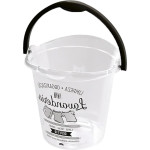 Balde Plasutil Plastico Decorado Transparente 8L - 4400