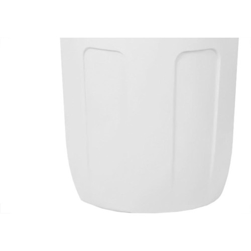 Lixeira Plastica Com Tampa Plasutil 58L Branca - 15071