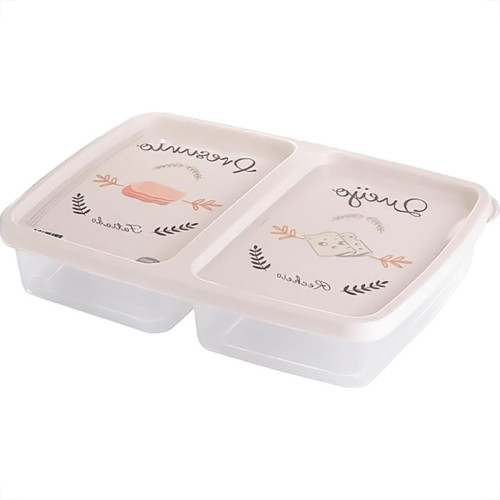 Pote Plastico Plasutil Porta Frios Com 2 Divisorias Decorado - 8696