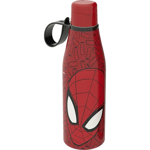 Garrafinha Plastica Plasutil Abre Facil Homem Aranha 530Ml - 14463