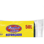 Saco De Lixo Embalixo Reforcado 50L 63X80Cm Preto Pacote Com 50 Sacos