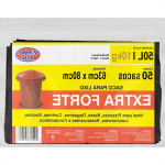 Saco De Lixo Embalixo Extra Forte 50L 63X80Cm Preto Pacote Com 50 Sacos