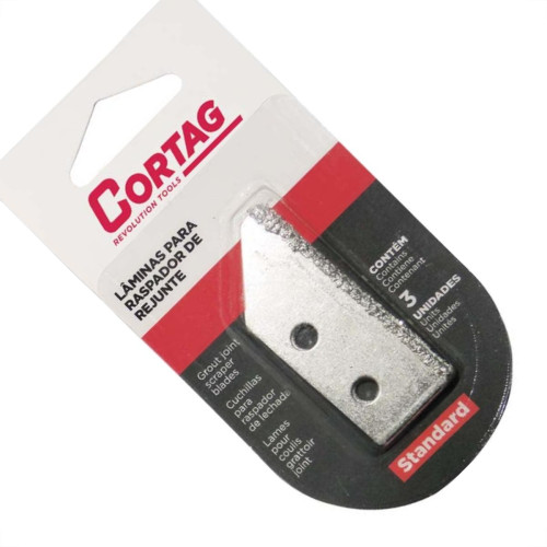 Refil Para Raspador De Rejunte Cortag Standard Cartela Com 3 Pecas - 61891
