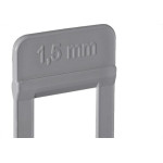 Espacador De Piso Cortag Nivelador Supra 1,5Mm Para Pedras Espessas Pacote Com 50 Pecas