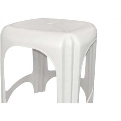 Banqueta Plastica Tramontina Niteroi Branca 37X45Cm - 92411/010