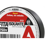 Fita Isolante Adere 10M Preta - Kit C/6 Pecas
