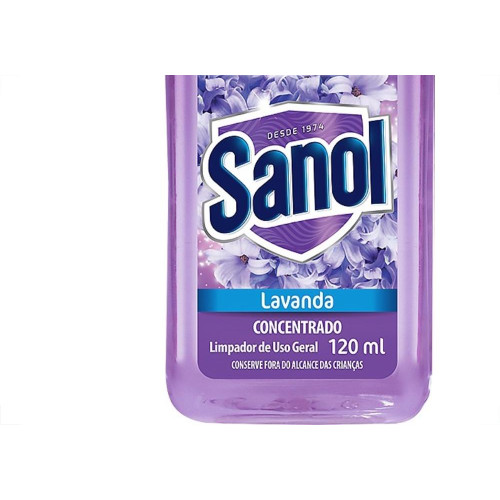 Limpador De Superficie Sanol Essences Lavanda 120Ml - 6243