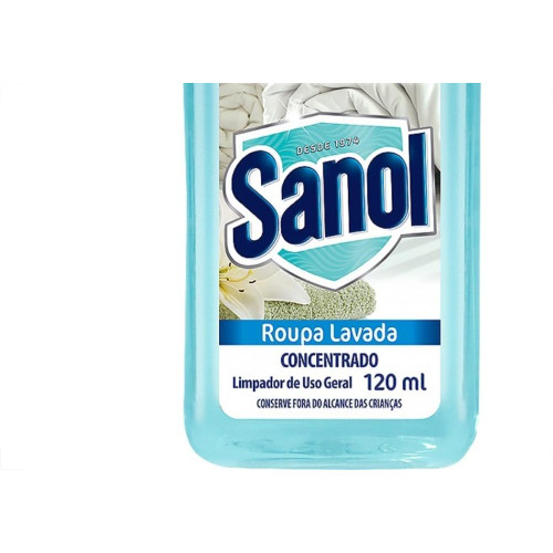 Limpador De Superficie Sanol Essences Roupa Lavada 120Ml - 6244