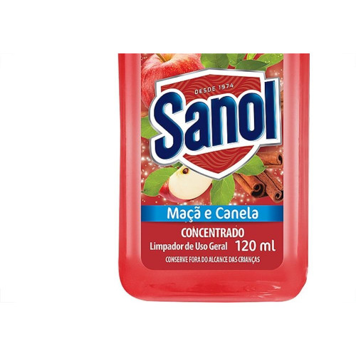 Limpador De Superficie Sanol Essences Maca E Canela 120Ml - 6272