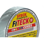 Fita Isolante Steck 10M Cinza - Sft1310Cz - Kit C/10 Pecas