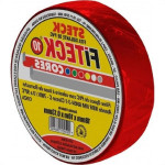 Fita Isolante Steck 10M Vermelho - Sft1310Vm - Kit C/10 Pecas