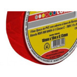 Fita Isolante Steck 10M Vermelho - Sft1310Vm - Kit C/10 Pecas