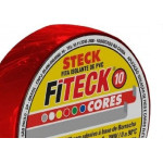 Fita Isolante Steck 10M Vermelho - Sft1310Vm - Kit C/10 Pecas