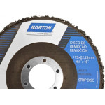 Disco Removedor/Polidor Strip Disc Norton 4.1/2'' X 7/8''