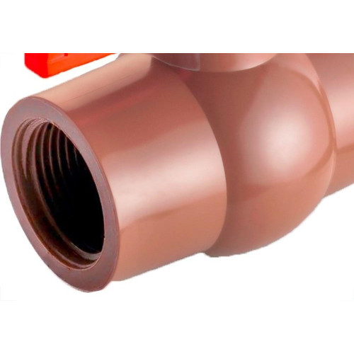 Registro Esfera Pvc Rosca Interna Herc 1/2''
