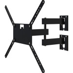 Suporte Tv Multivisao Triarticulado Com Inclinacao 14''- 55'' Preto