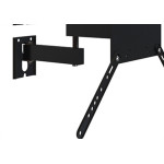 Suporte Tv Multivisao Triarticulado Com Inclinacao 14''- 55'' Preto