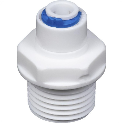 Conexao Hidro Filtros Reta 1/2'' Saida 1/4'' Branca - 913-2295