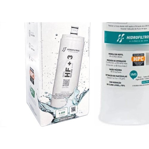 Refil Vela Para Filtro Hidro Filtros Hf+3 - 903-0536