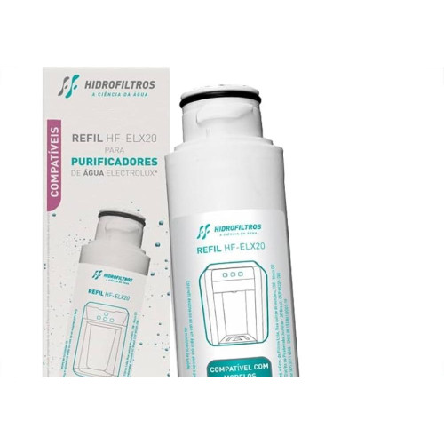 Refil Vela Para Filtro Hidro Filtros Hf-Elx 20 Para Purificador De Agua Eletrolux - 903-0573