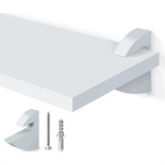 Prateleira Mdp Multivisao Branca 25X60Cm Com Suporte Clip