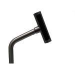 Torneira Pia Mesa Metal Brazhu Com 4 Jatos Grafite - 1/4 Volta