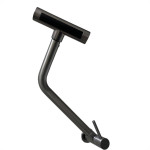 Torneira Pia Parede Metal Brazhu Com 4 Jatos Grafite - 1/4 Volta