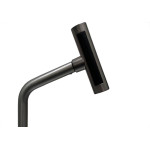 Torneira Pia Parede Metal Brazhu Com 4 Jatos Grafite - 1/4 Volta