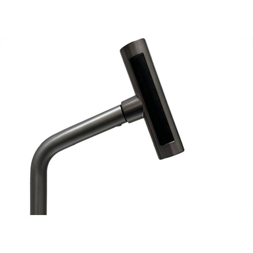 Torneira Pia Parede Metal Brazhu Com 4 Jatos Grafite - 1/4 Volta