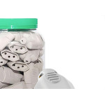 Pino Femea Ilumi 2 Polos+Terra 20A. Branco Pote Com 40 Pecas - 1442Pg