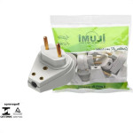 Pino Prensa Cabo Ilumi 2 Polos+Terra 20A. Gigante Branco 1440Pct - Kit C/10 Pecas