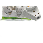Pino Prensa Cabo Ilumi 2 Polos+Terra 20A. Gigante Branco 1440Pct - Kit C/10 Pecas
