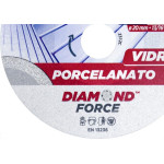 Disco Diamantado Cortag Porcelanato Vidro 110Mm X 20Mm - 62796