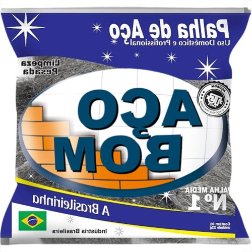 Palha De Aco Aco Bom No.1 - Kit C/20 Pecas
