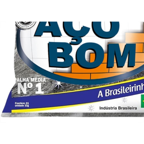 Palha De Aco Aco Bom No.1 - Kit C/20 Pecas