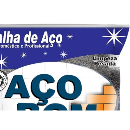 Palha De Aco Aco Bom No.1 - Kit C/20 Pecas