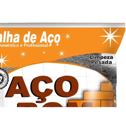 Palha De Aco Aco Bom No.2 - Kit C/20 Pecas