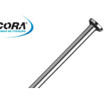 Prego Aco Ancora Galvanizado Com Cabeca  10X10 (1,50X23mm) Pacote Com 100 Pecas