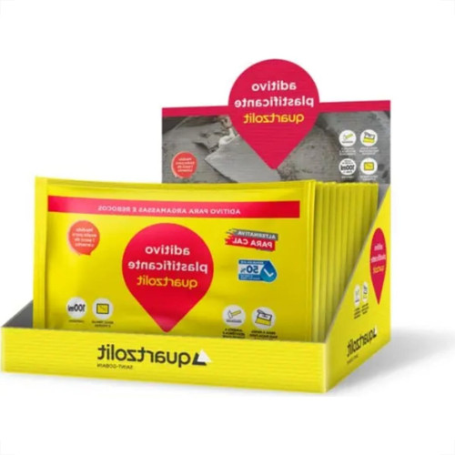 Impermeabilizante Quartzolit Aditivo Para Argamassa 100Ml - Caixa Com 10 Pecas