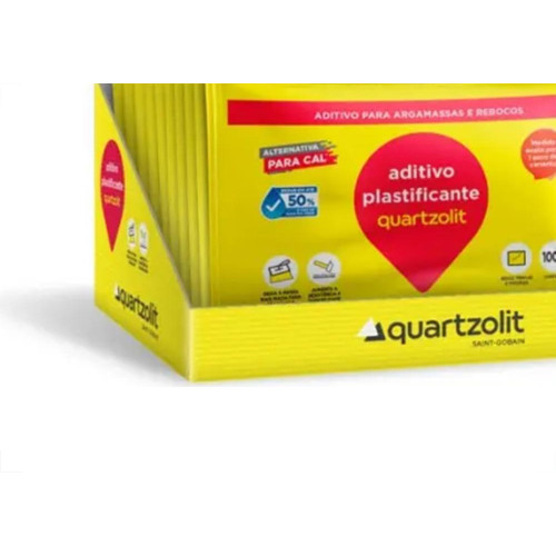 Impermeabilizante Quartzolit Aditivo Para Argamassa 100Ml - Caixa Com 10 Pecas