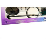 Acessorio Wc Hidrolar Faetto Kit Com 5 Pecas Preto Fosco - 11906