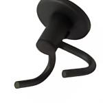 Acessorio Wc Hidrolar Faetto Cabide Duplo Preto Fosco - 10045